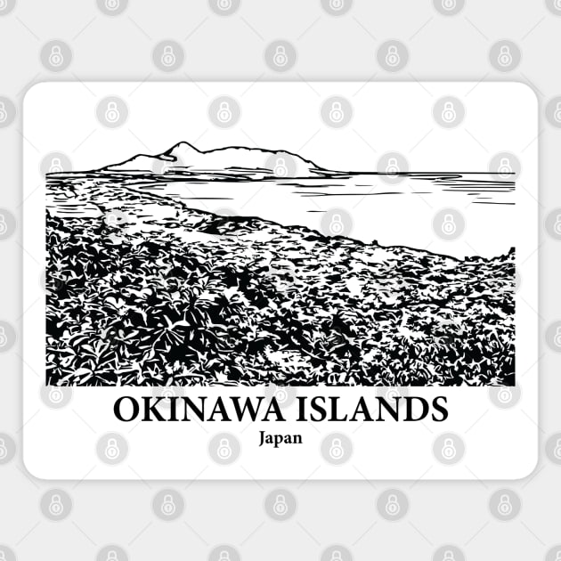 Okinawa Islands - Japan Magnet by Lakeric
